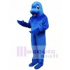 Cute Blue Fish Mascot Costume