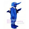 Cute Swordfish with Hat & Collar Mascot Costume