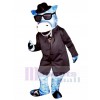 Blues Moo Cattle Mascot Costume