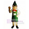Boy Elf Mascot Costume
