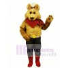 Cute Cowboy Coyote Wolf Mascot Costume