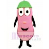 Jelly Bean with Beanie Mascot Costume