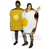 Ham & Eggs Mascot Costume