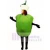 Green Apple Mascot Costume Fruit