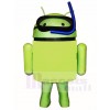 Android with Snorkel Mascot Costumes  