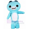 Light Blue Cartoon Bear Mascot Costumes