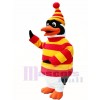 Red and Yellow Penguin Mascot Costumes Animal