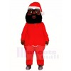 Black Santa Claus Father Christmas Mascot Costumes People