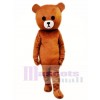 Brown Bear Mascot Costume Line Town Friends Mascot