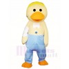 Yellow Duck Mascot Costumes Poultry 