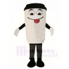 White Coffee Cup Bottle Mascot Costumes Drink