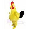 Yellow Chicken Cock Rooster Mascot Costumes Poultry Animal 