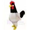 Black Head White Chicken Cock Rooster Mascot Costumes Poultry Animal 