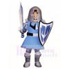 Blue Crusader Mascot Costumes People 