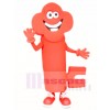 Red Happy Key Mascot Costumes Tool