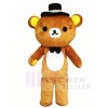 Rilakkuma Bear with Hat Mascot Costumes Japanese Cartoon 