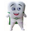 Tooth with Green Cloak for Dentist Clinic Mascot Costumes 