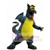 Dark Grey Dragon with Wings Mascot Costumes