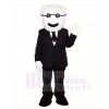 Old Man in Suit Mascot Costumes People 