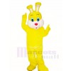 Yellow Easter Bunny Rabbit Mascot Costumes Animal 