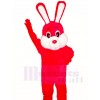  Red Easter Bunny Rabbit Mascot Costumes Animal 