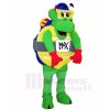 Green Sea Turtle Tortoise Mascot Costumes with Goggles Ocean