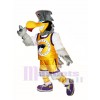 Light Gray Falcon Mascot Costume Light Grey Hawk Mascot Costumes