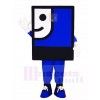 Blue Face Mascot Costumes 
