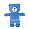 Blue Teddy Bear Mascot Costumes Animal 