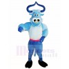 Blue Muscle Bull Ox Mascot Costumes Animal