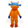 Orange Fox Mascot Costumes Animal 