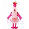 Pink Dinosaur with Spikes Mascot Costumes Animal 