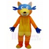 Orange Fox Mascot Costumes Animal 