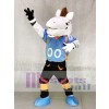 Blue Shirt Mustang Horse Broncos Mascot Costumes Animal