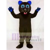 Sir Purr with Royal Blue Ears Mascot Costume of the Carolina Panthers 