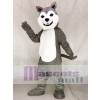 Grey Husky Dog Mascot Costumes Animal 