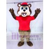 Minnesota Twin Cities T.C. Bear MLB Brown Bear with Hat Mascot Costume Animal 