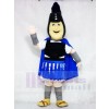 Troy Trojan with Royal Blue Cloak Mascot Costumes People