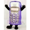 Purple Cell Phone Mascot Costumes 