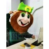 Leprechaun Head ONLY Mascot Costume for St Patricks Day