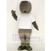 Manatee in White Shirt Mascot Costumes Animal 