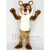Light Brown Wildcat Bobcat Mascot Costumes Animal 