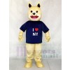 Parky I Love NY Dog Mascot Costumes Animal