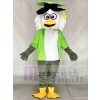 Green Shirt Doctor Owl Mascot Costumes Animal