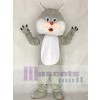 Grey Wirey Wildcat Mascot Costume Animal
