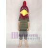 Realistic Rusty Rooster Mascot HEAD ONLY Animal 