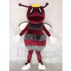 Maroon with Gray Hornets Bee Mascot Costumes Animal