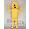 Cartoon Yellow Bear Adult Mascot Costume