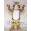 Brown Big Cat Tiger Mascot Costume