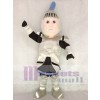 Silver Armour Knight College of St Rose Mascot Costume People 